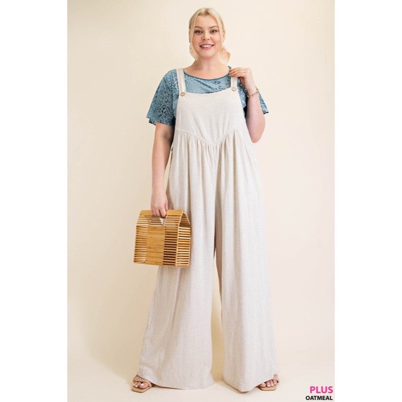 Hayden Pants & Jumpsuits Linen Overalls Plus Size Poshmark